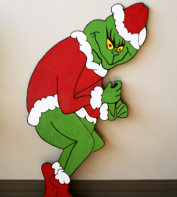 Grinch Yard Art - Christmas Decor - Wiley Concepts