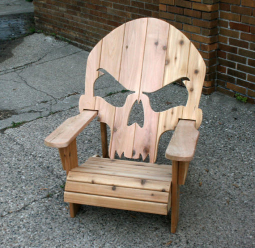 Adirondack Skull Chair - Wiley Concepts
